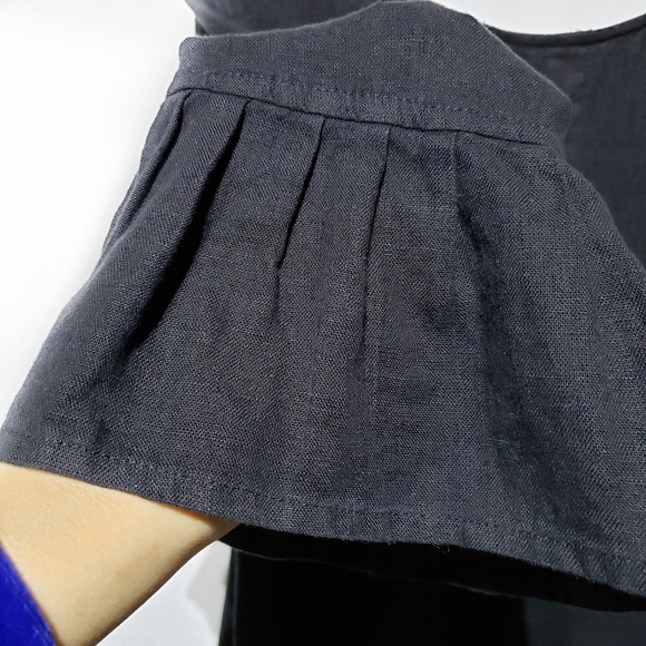 • SOLD • 100% Linen Blakely Bell Sleeve Dress NWT - Picture 3 of 6